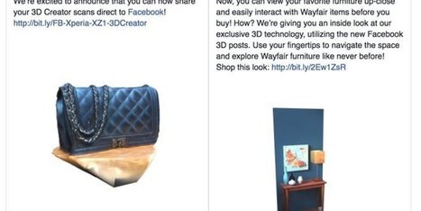 Créez maintenant des posts 3D sur Facebook | Community Management | Scoop.it