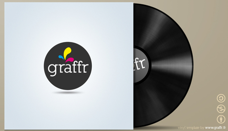 FREE PSD -  Vinyl Cover Template | G-Tips: Design Ressources | Scoop.it