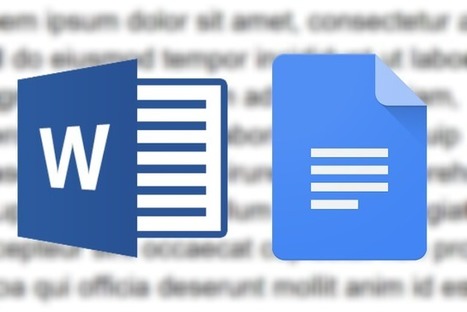 Microsoft Word versus Google Docs | iGeneration - 21st Century Education (Pedagogy & Digital Innovation) | Scoop.it