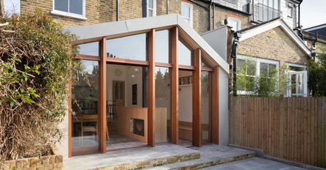 [inspiration] Extension bois : cuisine et séjour pour cette maison de ville anglaise  | Build Green, pour un habitat écologique | Scoop.it