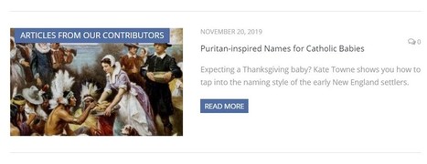 Thanksgiving names at CatholicMom! | Name News | Scoop.it