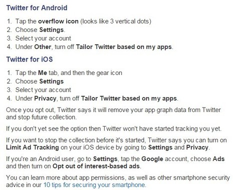 Twitter to start snooping at which apps you have installed - here's how to opt out | eSkills | Privacy | 21st Century Learning and Teaching | Scoop.it