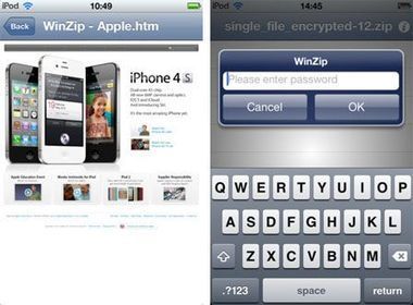 WinZip fait son entrée sur l'App Store - Applications iPhone ... | Applications Iphone, Ipad, Android et avec un zeste de news | Scoop.it