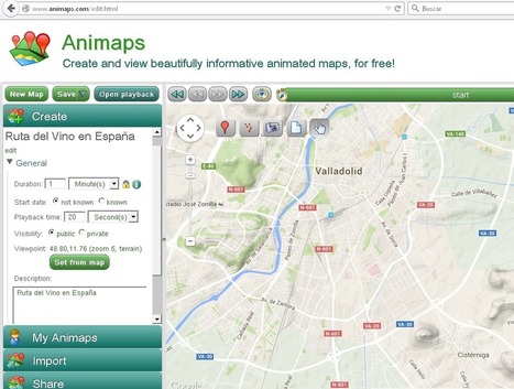 Animaps: Crear mapas interactivos y animados | TIC & Educación | Scoop.it