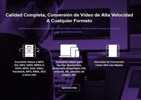 Convierte vídeo fácil y sencillo con Wondershare UniConverter | Las TIC en el aula de ELE | Scoop.it