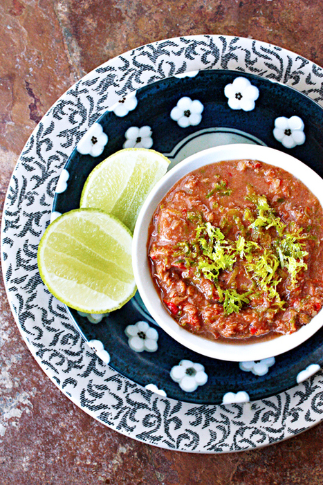 Shrimp Paste Relish with Lime Rind (น้ำพริกผิวมะนาว) and a Little Ghost TaleSheSimmers | The Asian Food Gazette. | Scoop.it