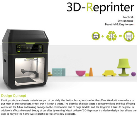3D-Reprinter – 3D Printer Concept by Yangzi Qin, Yingting Wang, Luckas Fischer & Hanying Xie » Yanko Design | Eco-conception | Scoop.it