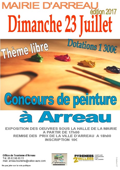 Journée des peintres à Arreau le 23 juillet | Vallées d'Aure & Louron - Pyrénées | Scoop.it