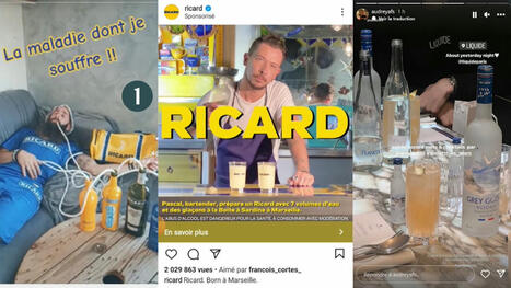 Contenus sponsorisés de boissons alcooliques : « Il y a une emprise du lobby alcoolier en France » | Marketing d'influence | Scoop.it