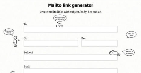 MailToLink Generator. Créer des liens mailto personnalisés | Les outils du Web 2.0 | Scoop.it