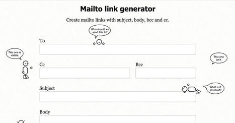 MailToLink Generator. Cr&eacute;er des liens mailto personnalis&eacute;s | Bonnes pratiques en documentation | Scoop.it