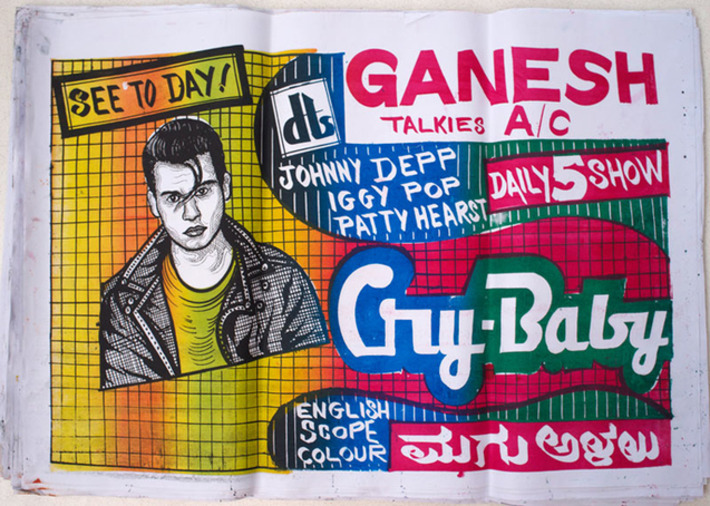 Awesome hand drawn movie posters from India | For Art's Sake-1 | Scoop.it