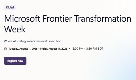 Free online AI conference - Where AI Strategy Meets real-world execution (via Microsoft) | iGeneration - Humane Use of Technology in an AI world (Pedagogy & Digital Innovation) | Scoop.it