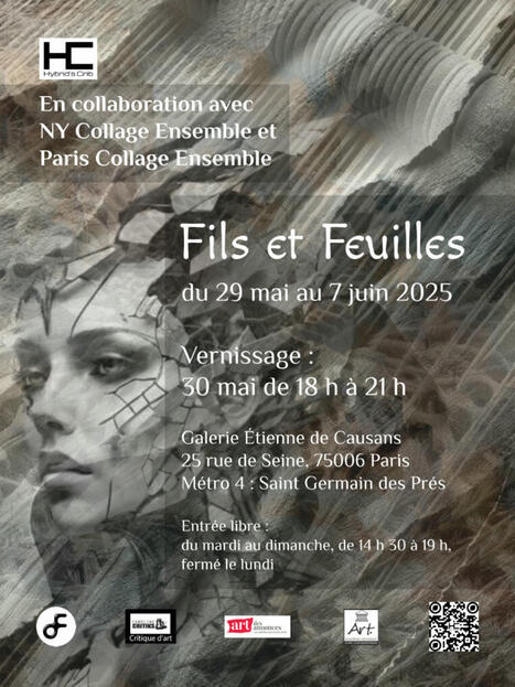 Exposition Collective - Fils et Feuilles – | Collage, papier | Scoop.it