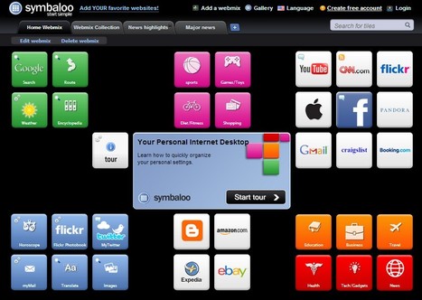 Symbaloo-A place where you can organize and share your favorite websites | Digital Collaboration and the 21st C. | Scoop.it