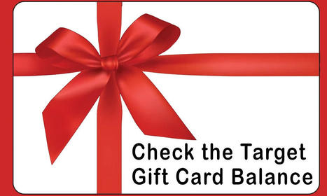 Target Gift Card Balance | Check Target Gift Card Balance | Gift Card Balance Check | Scoop.it