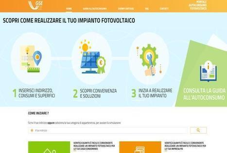 È operativo il Portale sull'autoconsumo fotovoltaico del GSE | Certificazione Energetica degli Edifici | Scoop.it