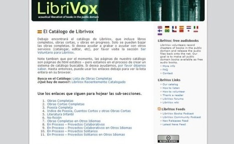 LibriVox, audiolibros de dominio público para descargar gratis | TIC-TAC_aal66 | Scoop.it