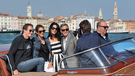 George Clooney marries Amal Alamuddin in Venice - video | La Gazzetta Di Lella - News From Italy - Italiaans Nieuws | Scoop.it