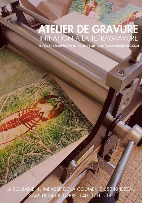 Initiation &agrave; la "tetragravure" &agrave; J&eacute;zeau le 24 octobre | Vall&eacute;es d'Aure & Louron - Pyr&eacute;n&eacute;es | Scoop.it