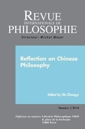 Revue internationale de philosophie 2018/1 (n° 283) : Reflection on Chinese Philosophy | Les Livres de Philosophie | Scoop.it