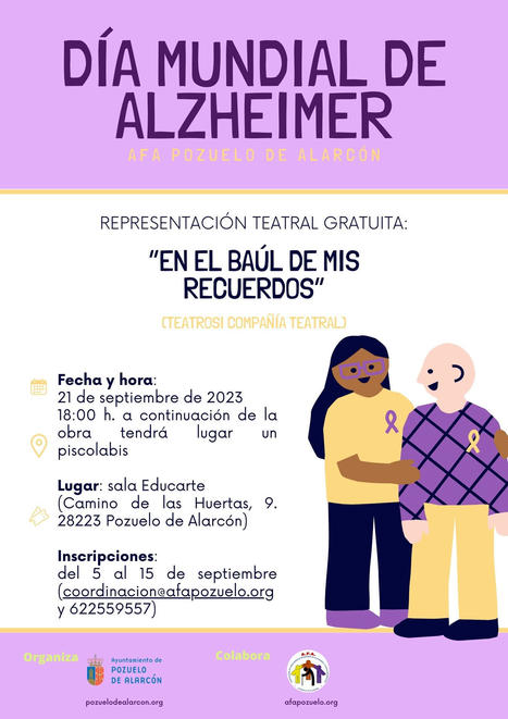 Día Mundial del Alzheimer 2023 en Pozuelo de Alarcón. Les invitamos | Alzheimer y más (Boletín nº 73) | Scoop.it