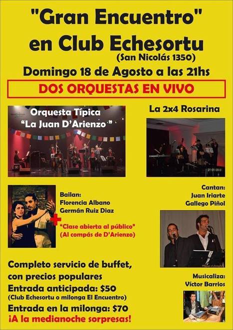 Rosario: Gran Encuentro en Club Echesortu | Mundo Tanguero | Scoop.it