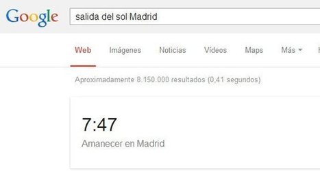 Otras 8 cosas que puedes hacer con el buscador de Google | TIC & Educación | Scoop.it