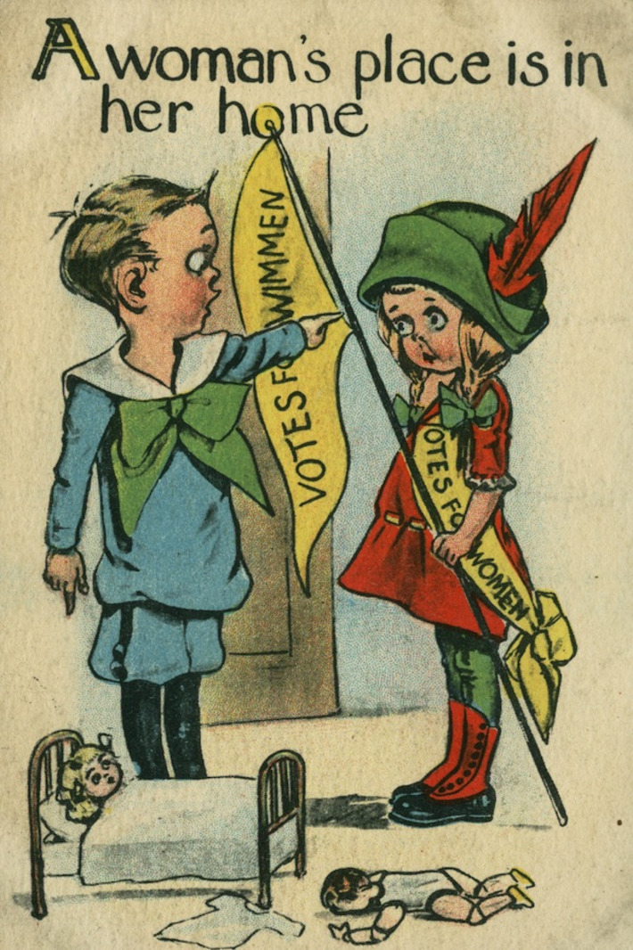 War on Women, Waged in Postcards: Memes From the Suffragist Era | Antiques & Vintage Collectibles | Scoop.it