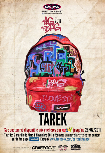 LAST Concept / Street Art, Graffiti, Glisse, Lifestyle urbain » Eastpak Tag My Bag #10 TAREK | Interviews graffiti et Hip-Hop | Scoop.it