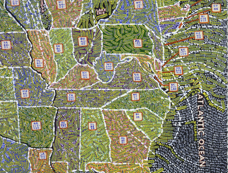 Detailed US Maps Elevate Data Viz to Fine Art | Fantastic Maps | Scoop.it