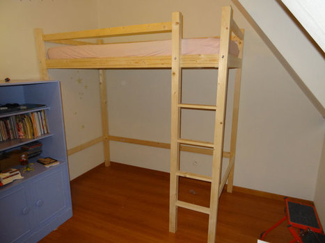 [Coup de ♥] Création d'un lit mezzanine par delajungle sur le #CDB | Best of coin des bricoleurs | Scoop.it