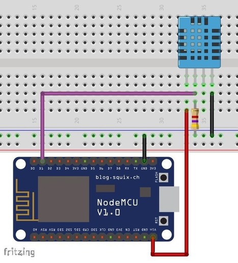 ESP8266 DHT11/DHT22 Web Server Arduino IDE | #NodeMCU #Coding #IoT #Maker #MakerED #MakerSpaces  | 21st Century Learning and Teaching | Scoop.it