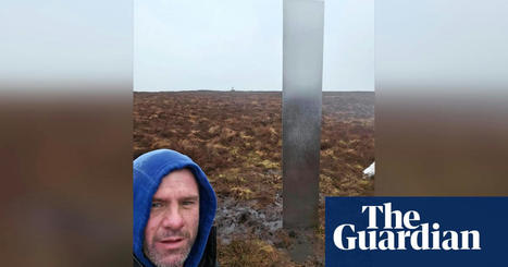 ‘It looked like a UFO’: hiker discovers mysterious silver monolith in Powys | Wales | The Guardian | Strange days indeed... | Scoop.it