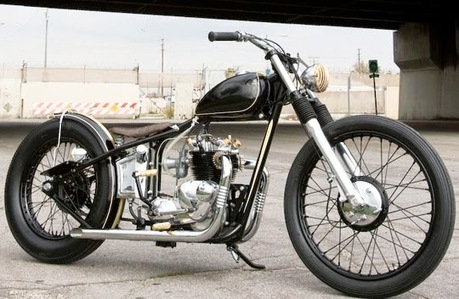 Custom Triumph T100 Bobber - Grease n Gasoline | Cars | Motorcycles | Gadgets | Scoop.it