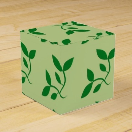 Green Decorative Vine Favor Boxes