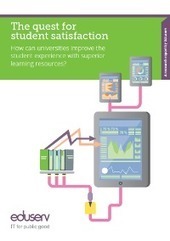 How can HE improve the student experience with superior learning resources? | Eduserv Blog | Information and digital literacy in education via the digital path | Scoop.it
