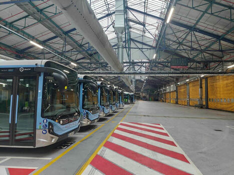 Paris : comment le déploiement des bus électriques bouleverse les infrastructures de la RATP | Regards croisés sur la transition écologique | Scoop.it