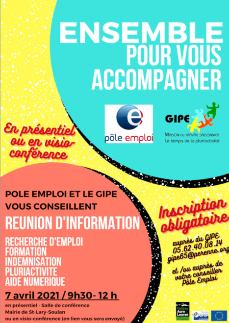 Réunion d'information avec Pôle Emploi et le GIPE le 7 avril | Vallées d'Aure & Louron - Pyrénées | Scoop.it