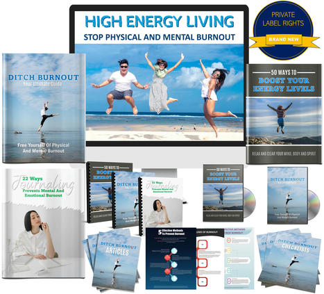High Energy Living: Stop Physical And Mental Burnout Content with PLR Rights | Online Marketing Tools | Scoop.it