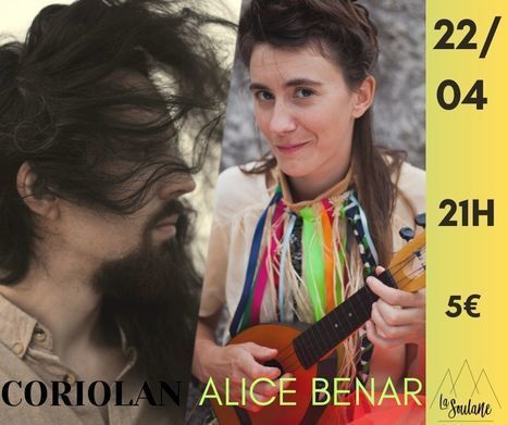 Jézeau. Alice Bénar et Coriolan : poésie et douceur en concert le 22 avril | Vallées d'Aure & Louron - Pyrénées | Scoop.it