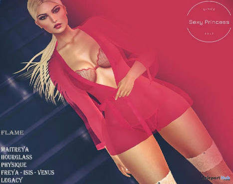 Flame Robe Pink December 2022 Group Gift by Sexy Princess | Teleport Hub - Second Life Freebies | Second Life Freebies | Scoop.it