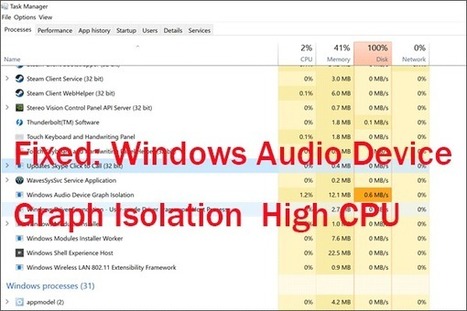 Fixed Windows Audio Device Graph Isolation Hig - isolation roblox id