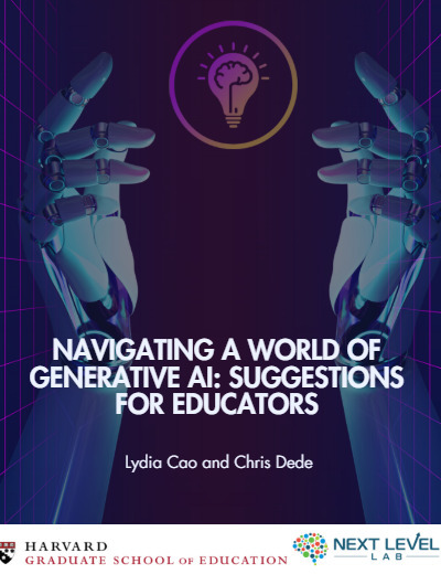 [PDF] Navigating a world of GenAI: Suggestions for Educators | Edumorfosis.it | Scoop.it