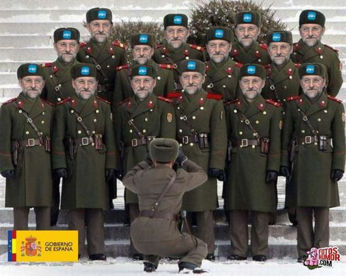 Mariano Rajoy y sus clones. Fotos de humor. | Partido Popular, una visión crítica | Scoop.it