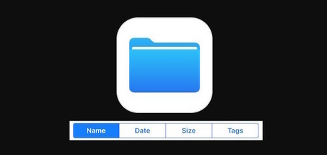 How to Sort Files on iPad and iPhone - OSXDaily | iPads, MakerEd and More  in Education | Scoop.it
