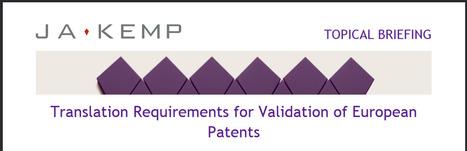 Translation Requirements for Validation of European Patents | Translation Tips aka #xl8tips | Scoop.it