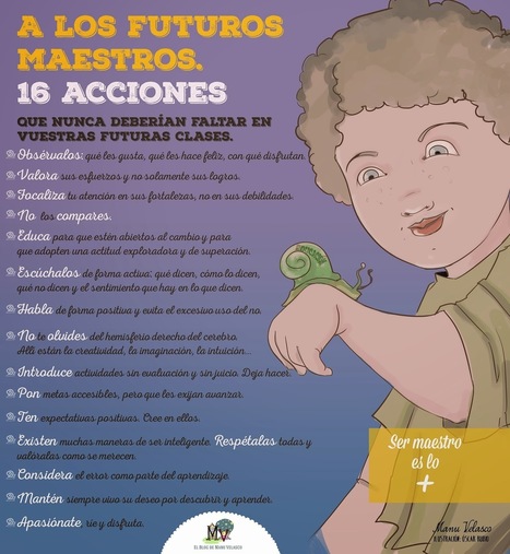 16 acciones que nunca debería faltar a los futuros maestros | E-Learning-Inclusivo (Mashup) | Scoop.it