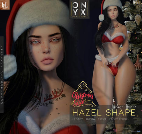 Hazel Shape For Lelutka Kaya Head December 2021 Group Gift by [Onyx] Store | Teleport Hub - Second Life Freebies | Teleport Hub | Scoop.it