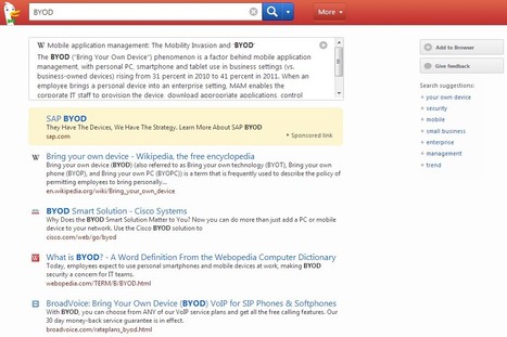 DuckDuckGo Search Engine | Didactics and Technology in Education | Scoop.it
